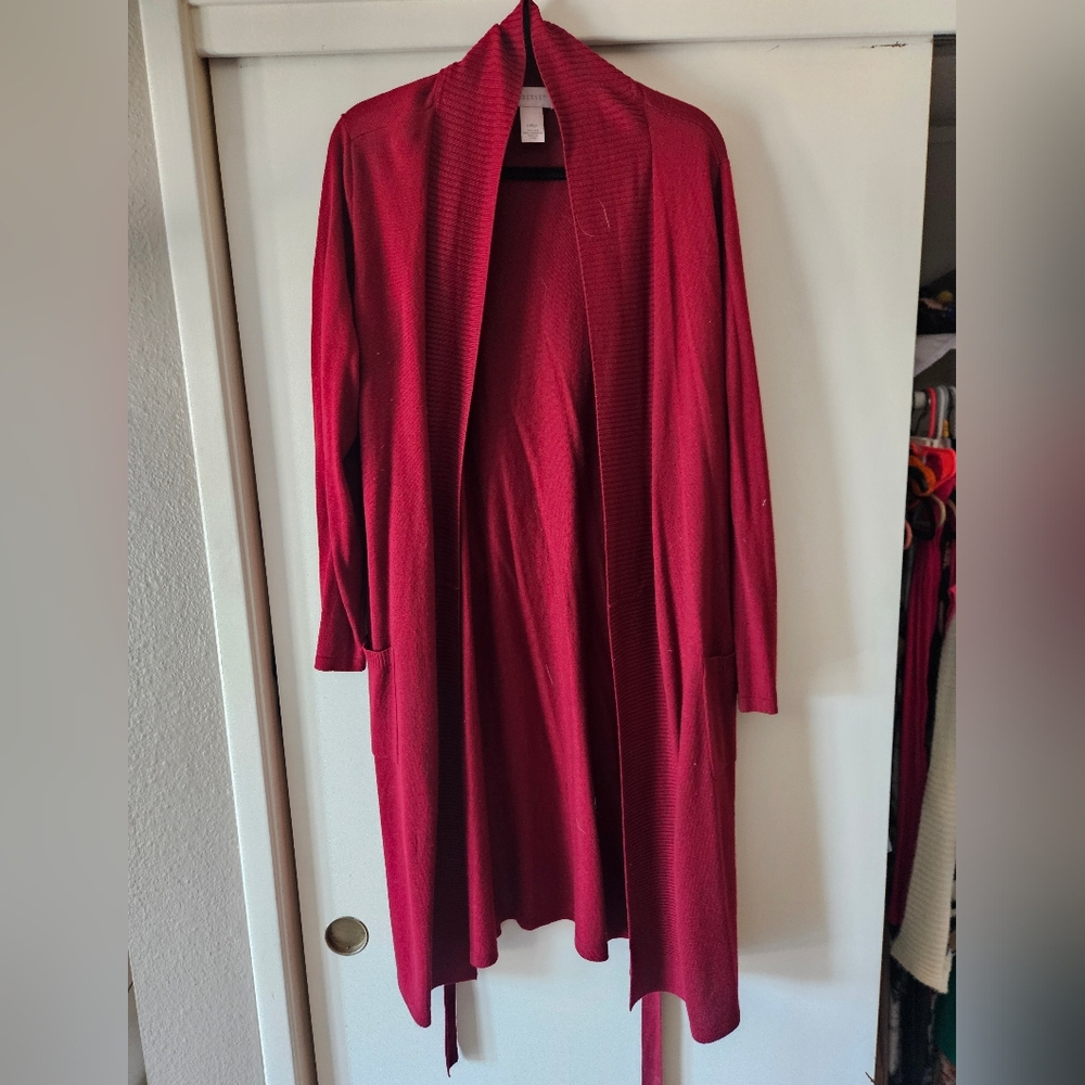 Cabernet Deep Red Women's Cardigan